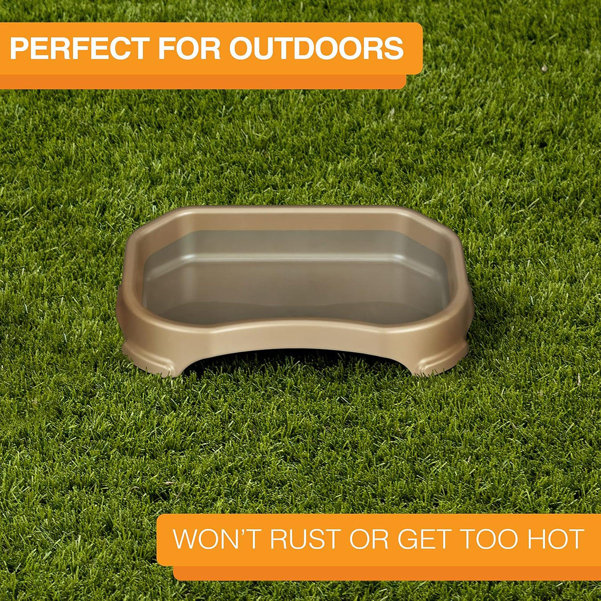 Neater Pet Brands Extra Large Water Bowl for Dogs - 8 Cups / Champagne - image 3