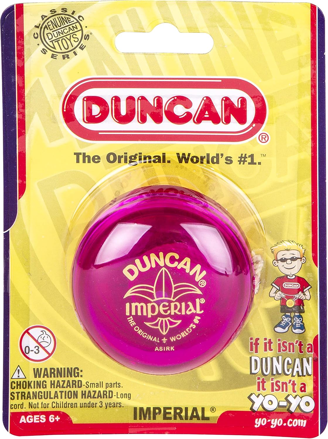Duncan Toys Imperial Yo-Yo, Classic Beginner Looping Yo-Yo - Fuschia - image 4