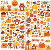 LINAYE 24 Sheets Happy Birthday Stickers, 730 Counts - Fall 24 Sheets