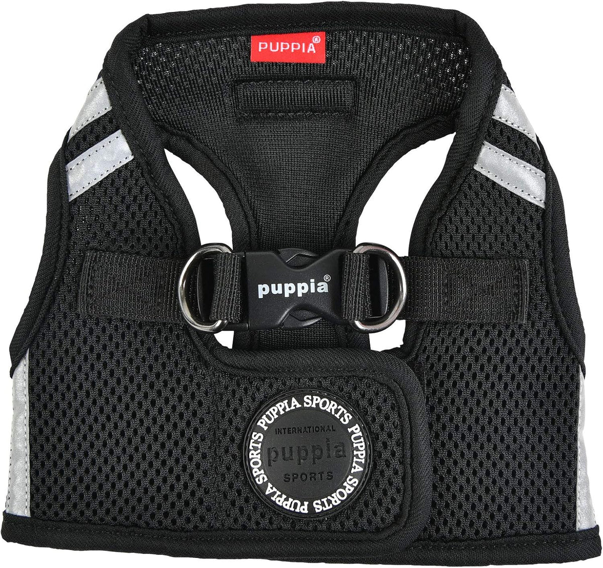 Puppia Soft Vest Harness Pro, XL - Large / black