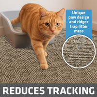 Drymate Cat Litter Box Mat, Litter Trapping Mat - Tan / 28x34 Inch (Pack of 1) - image 2