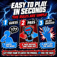 PhraZor Taze - Electric Shock Word Guessing Party Game with Cheat Detector – Fun for Kids & Family - PhraZor Taze - image 3