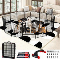 Dog Play Pen Indoors/Outdoor - 12 Panels / 36'' High