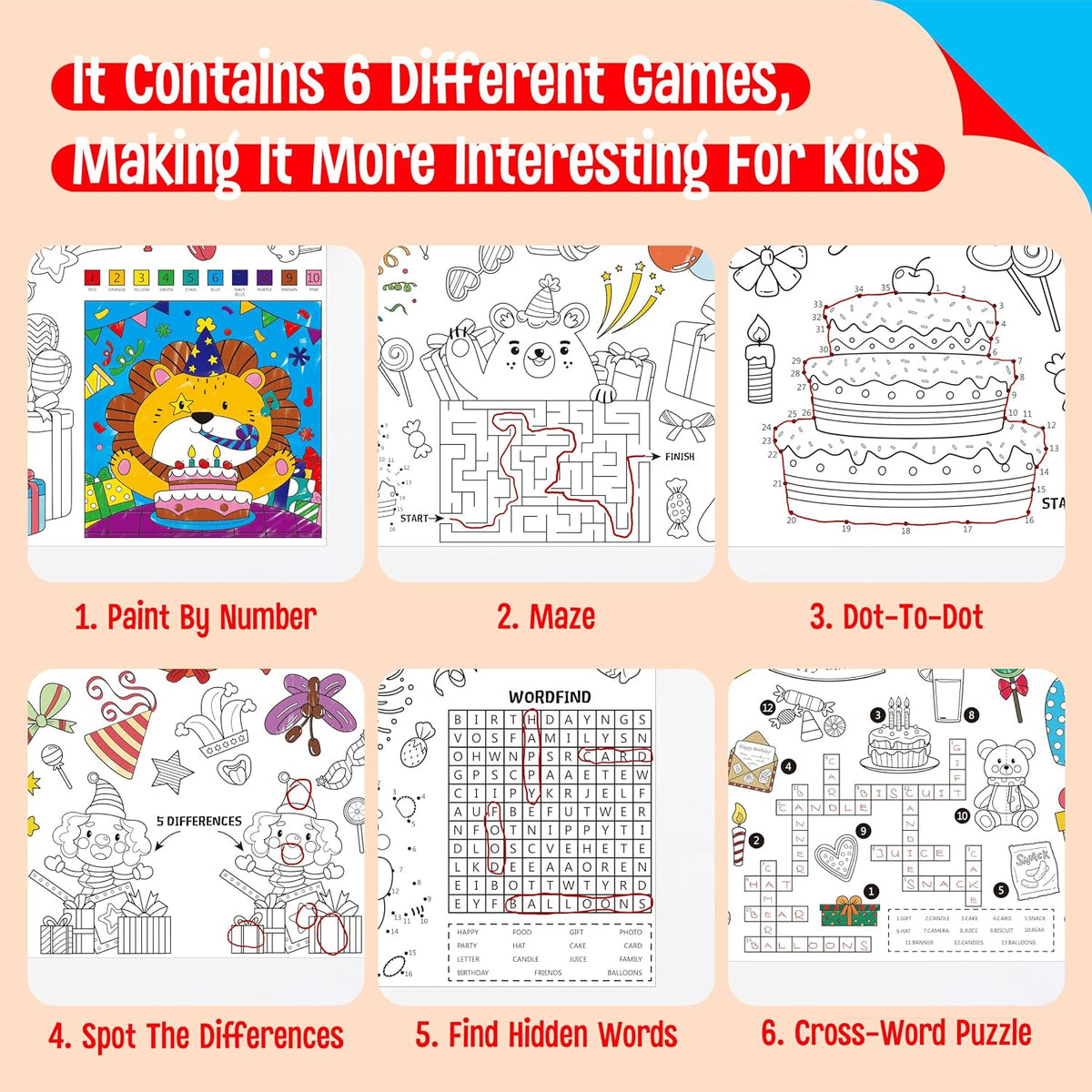 SpriteGru jumbo Halloween coloring poster with ghosts, pumpkins and witches - view 19