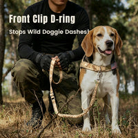 Forestpaw No Pull Dog Harness with Large Handle, Comfortable, L - M: Chest 23-28", Fit 28-50 lbs / Brown Camo - image 3