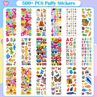 Stickers for Kids, Water Bottle Scrapbook Stickers for Toddlers - Puffy - image 3