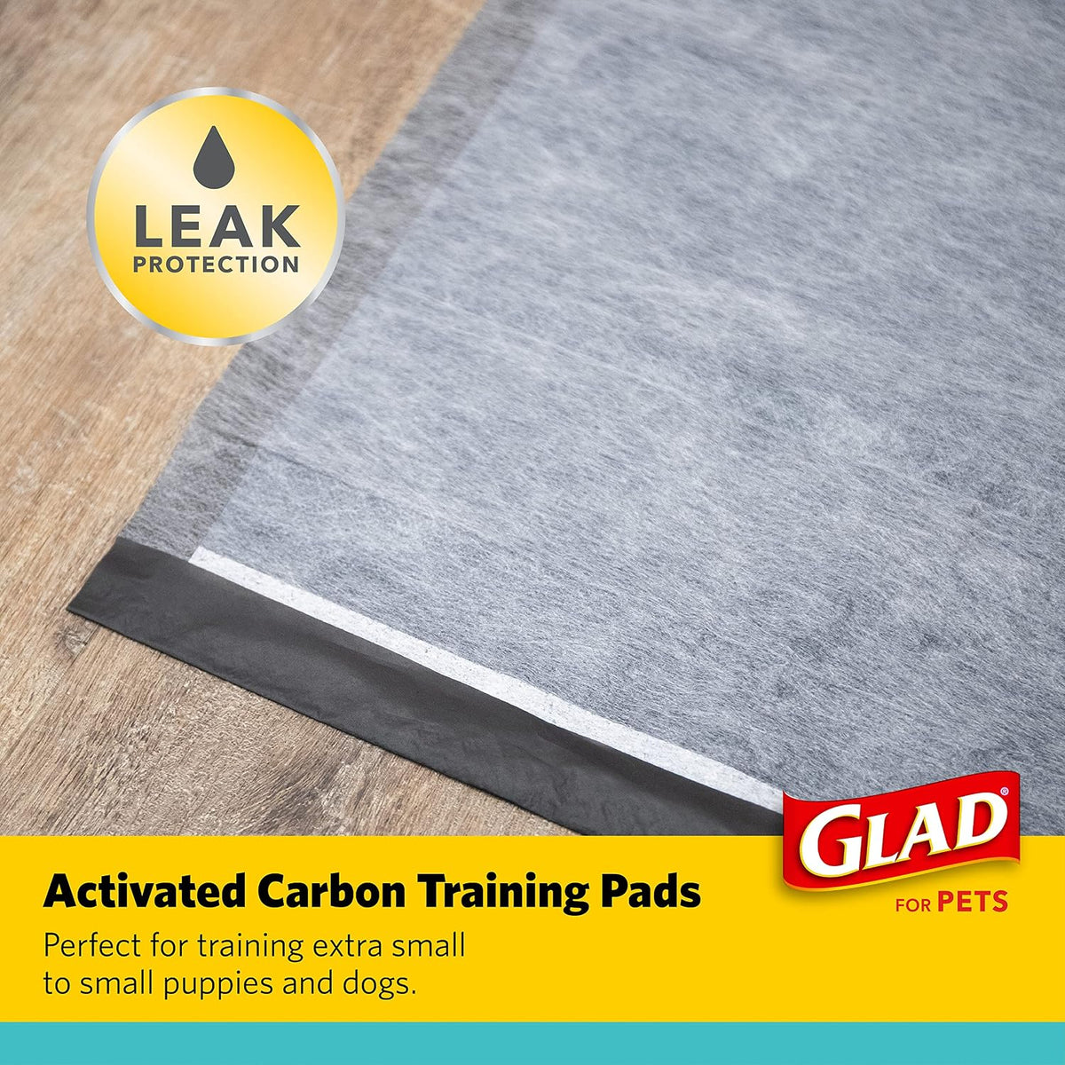 Glad for Pets, Activated Carbon Disposable, Dog Pee Pads - Medium / 120.0 - image 2