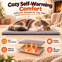 PatiencET Self Warming Cat Bed for Indoor Cats 18'' x 24'' - Gray / 18*24 - image 4