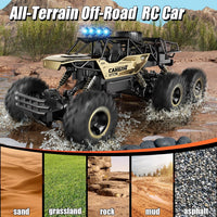 Jiakora RC Cars Remote Control Car 1:12 Off Road Truck - 6 Wheels Gold - image 2