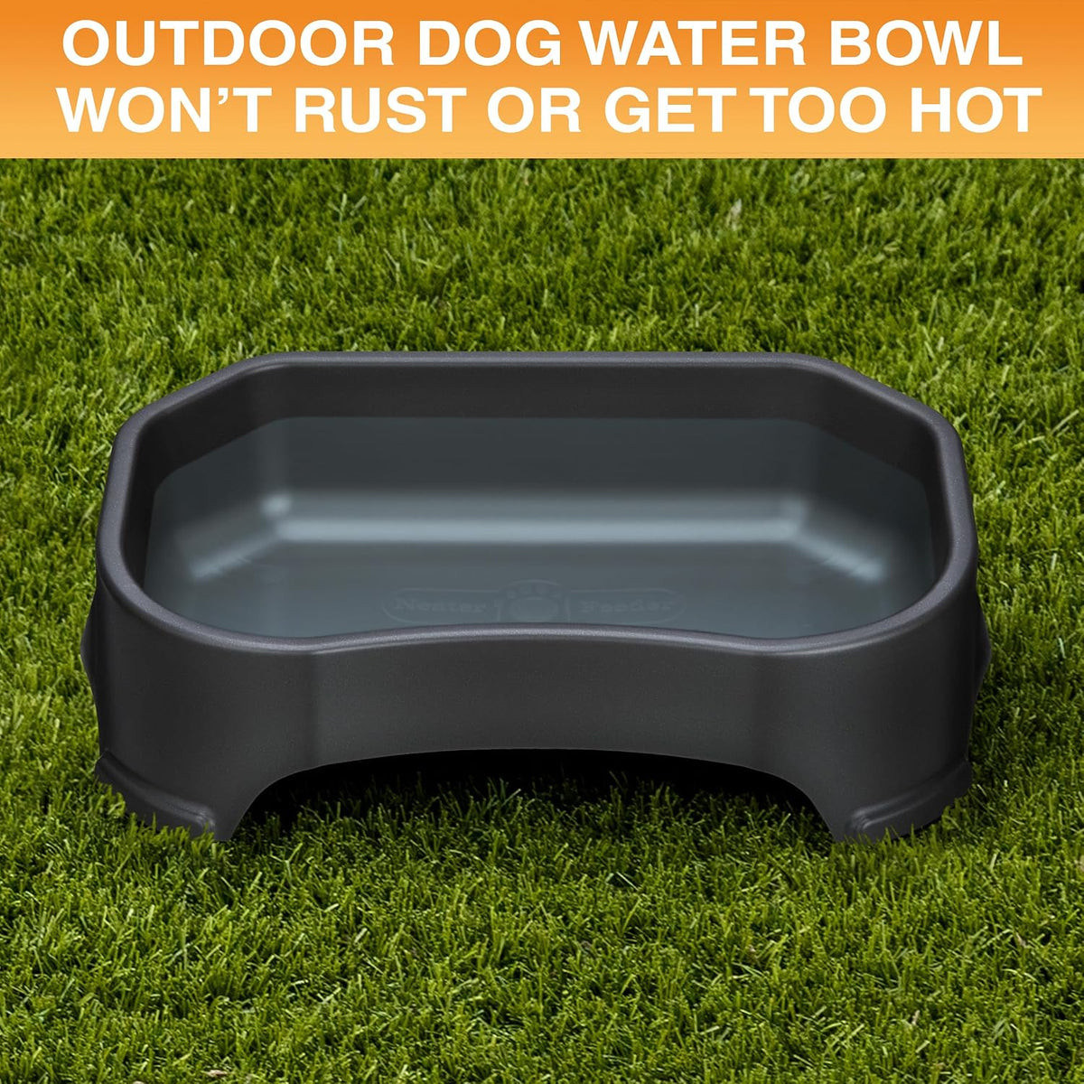 Neater Pet Brands Extra Large Water Bowl for Dogs - 1.25 Gallons / Midnight Black - image 3