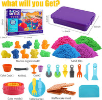 Asoxt Sensory Bin for Boy Girl Kid Toy, 17 Molds - image 4