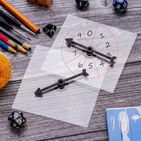 Gejoy 10 Pack Transparent Spinners Bulk for Classroom Clear Spinners - Black / 50 - image 2