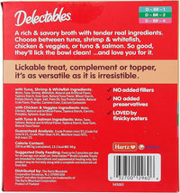 Delectables Savory Broths Lickable Wet Cat Treat Variety Pack, 12Count(Pack of 1)