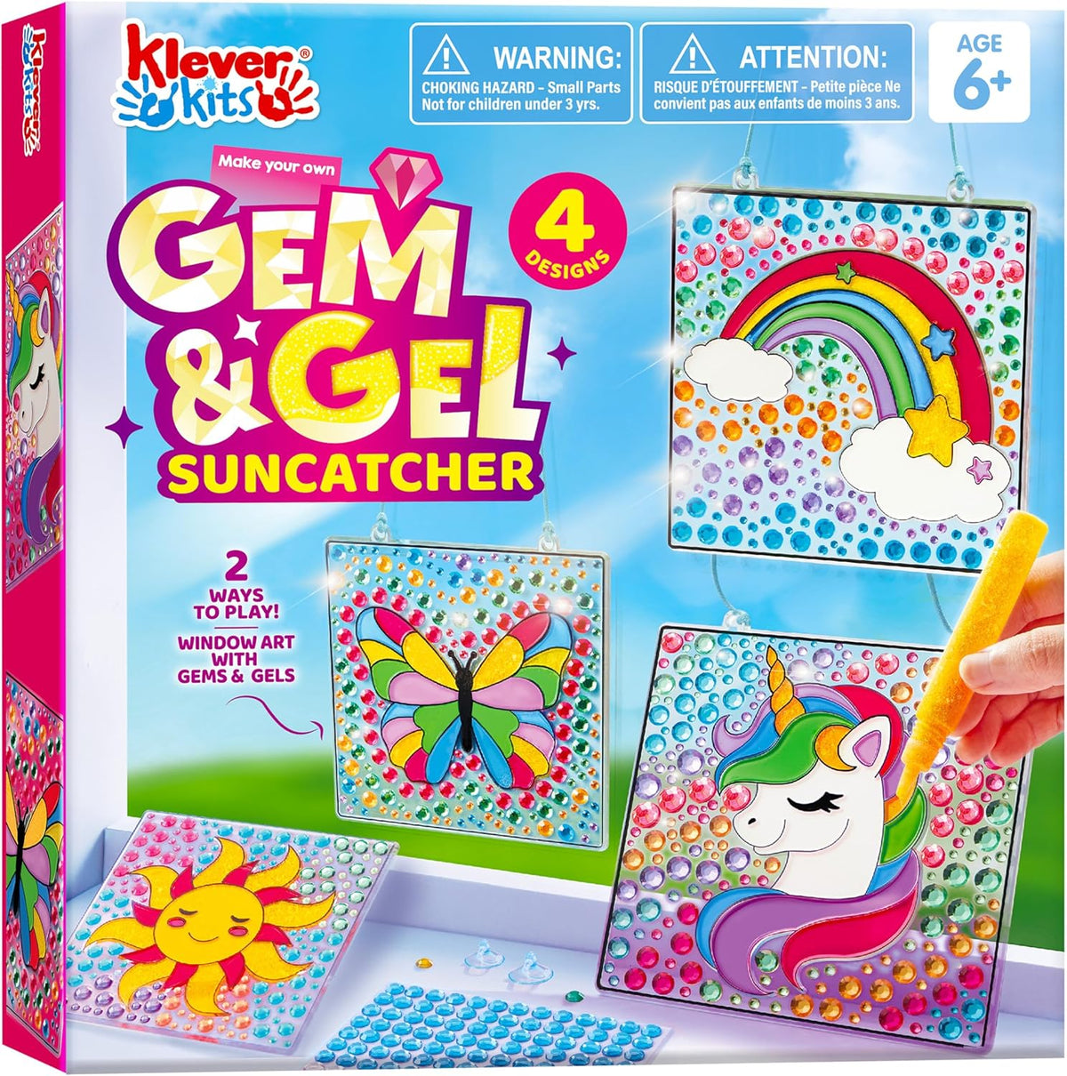 Klever Kits 4PCS Window Art Suncatcher Kits - Rainbow