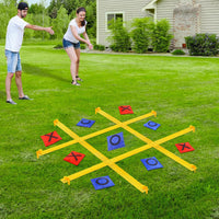 Giant Tic Tac Toe Outdoor Games for Kids Adults Family - Yellow 4 ft. * 4 ft