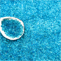 BXI 2.2 Lbs Small Aquarium Substrate Gravel Sand - Blue Glass Sand / 4.4 lbs, 0.04''-0.12''(Mini)