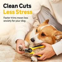 LED Dog Nail Clippers with Light, Pet Nail Trimmer – Essentials for Dogs - Yellow / Large - image 4