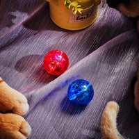 6 Pcs Cat Ball Ghost Hunting Light up Toy - Rose Red, Light Blue / 2 - image 4