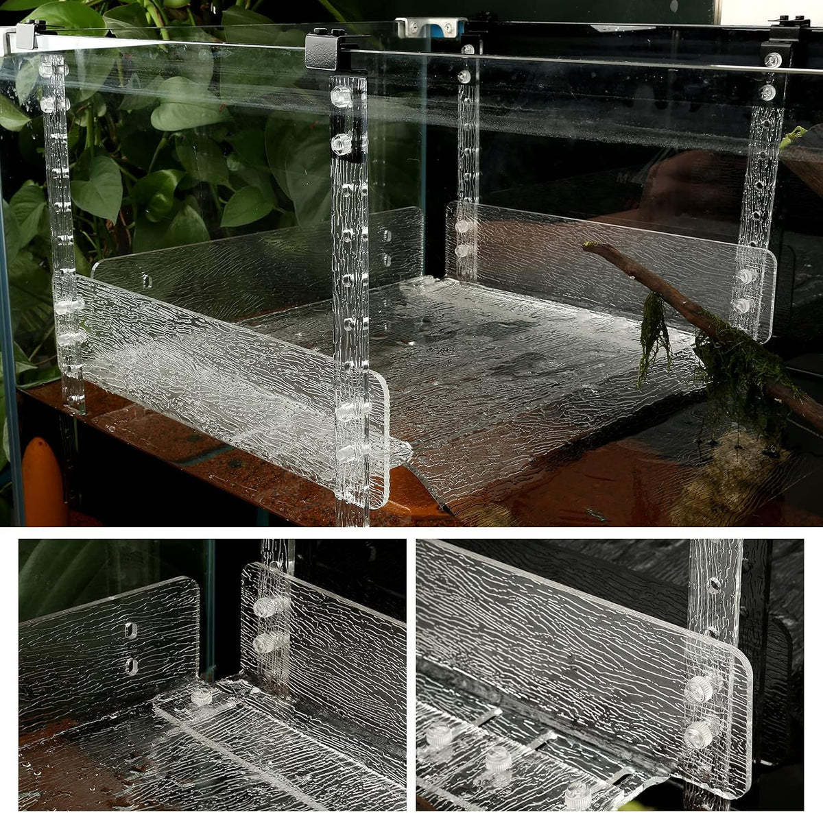 Hanging Floating Turtle Basking Platform Dock for 40 Breeder 75Gal - Extra Large - image 3