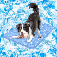 Dog Cooling Mat 2.0, Ocean Blue - Large / Blue