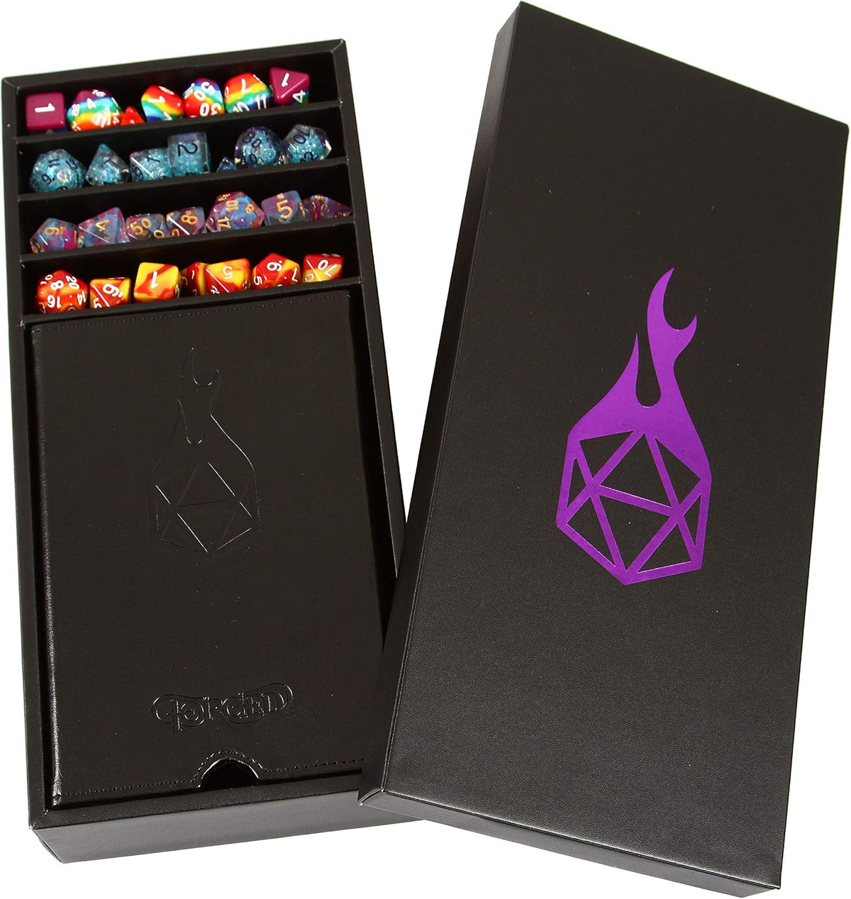Forged Dice Co. Citadel Dice Tray and Tower, Storage Box - Purple - image 3