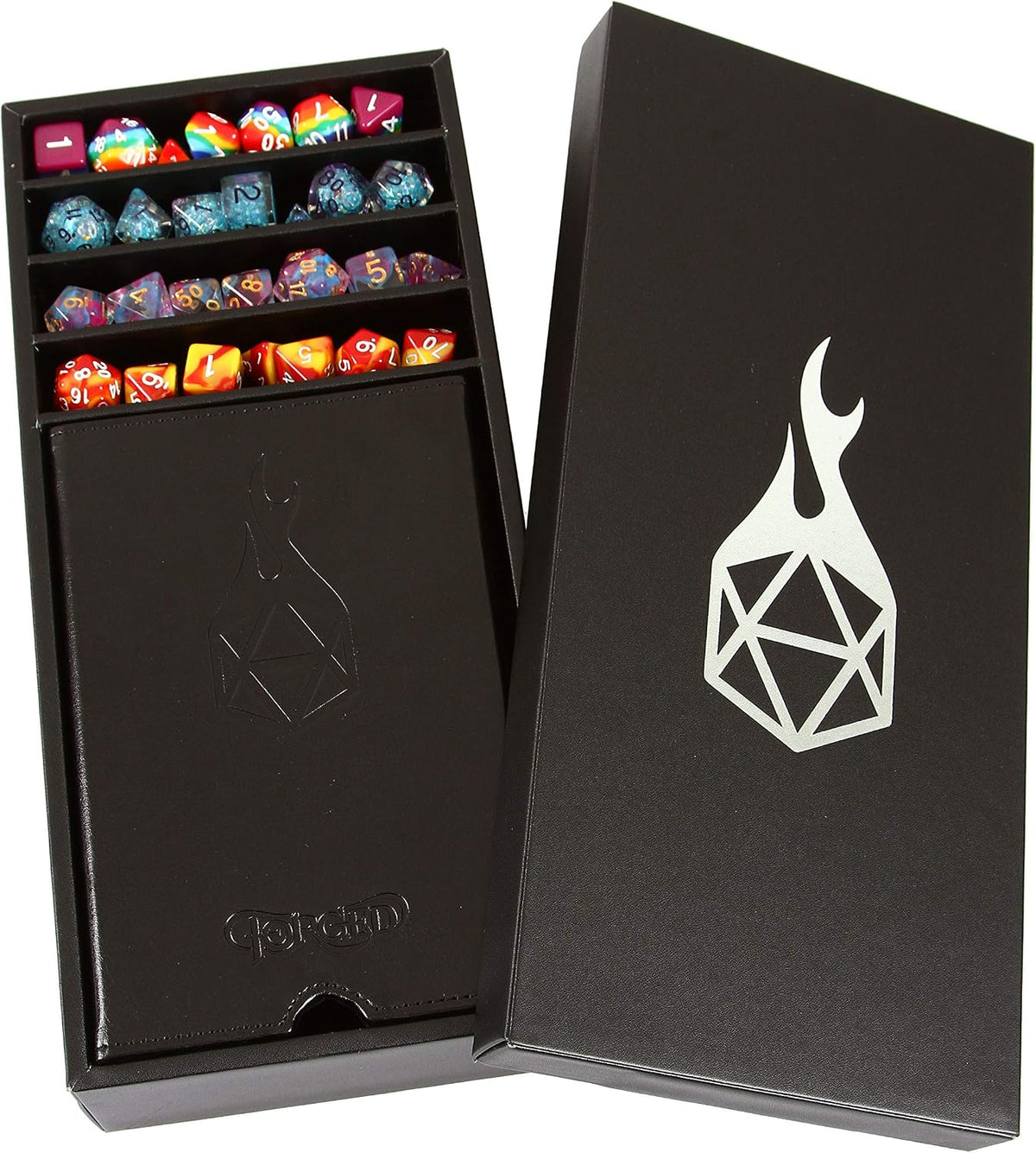 Forged Dice Co. Citadel Dice Tray and Tower, Storage Box - Gray - image 3