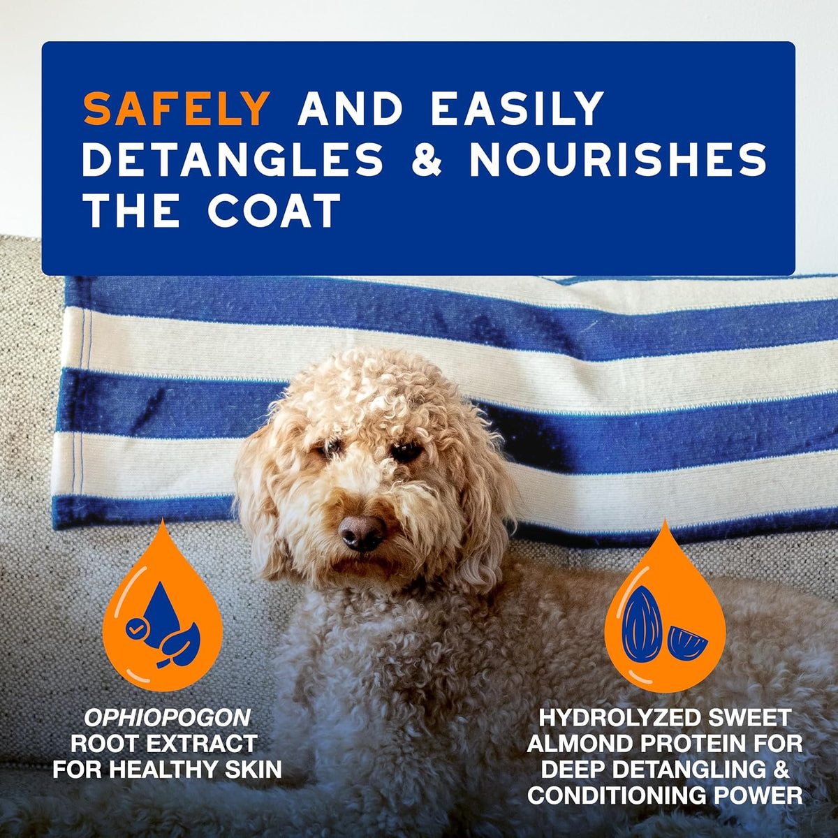 Douxo SPA dog detangler spray 10 fl oz bottle - view 3