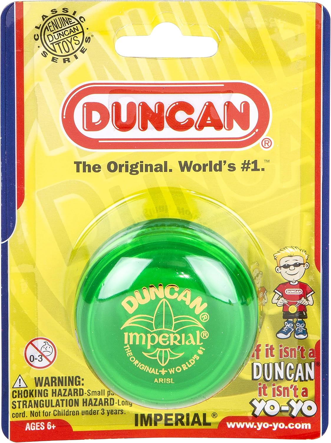 Duncan Toys Imperial Yo-Yo, Classic Beginner Looping Yo-Yo - Green - image 4