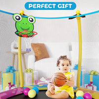 Happin 55’’ Trampoline for kids Safety Enclosure - Multicolor / Classic - image 3