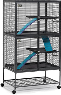 MidWest Homes for Pets Designer Ferret Nation/Critter Nation Large - Teal and Purple / 22.5"L x 22.5"W x 8.5"H - image 4