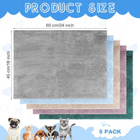 SmoothNovelty 5 Pcs Waterproof Guinea Pig Cage Liner - Soft Color / 18" X 24" / Classic - image 2