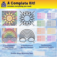 SunGemmers Suncatcher Kit for Kids - Sun & Rainbow - image 4