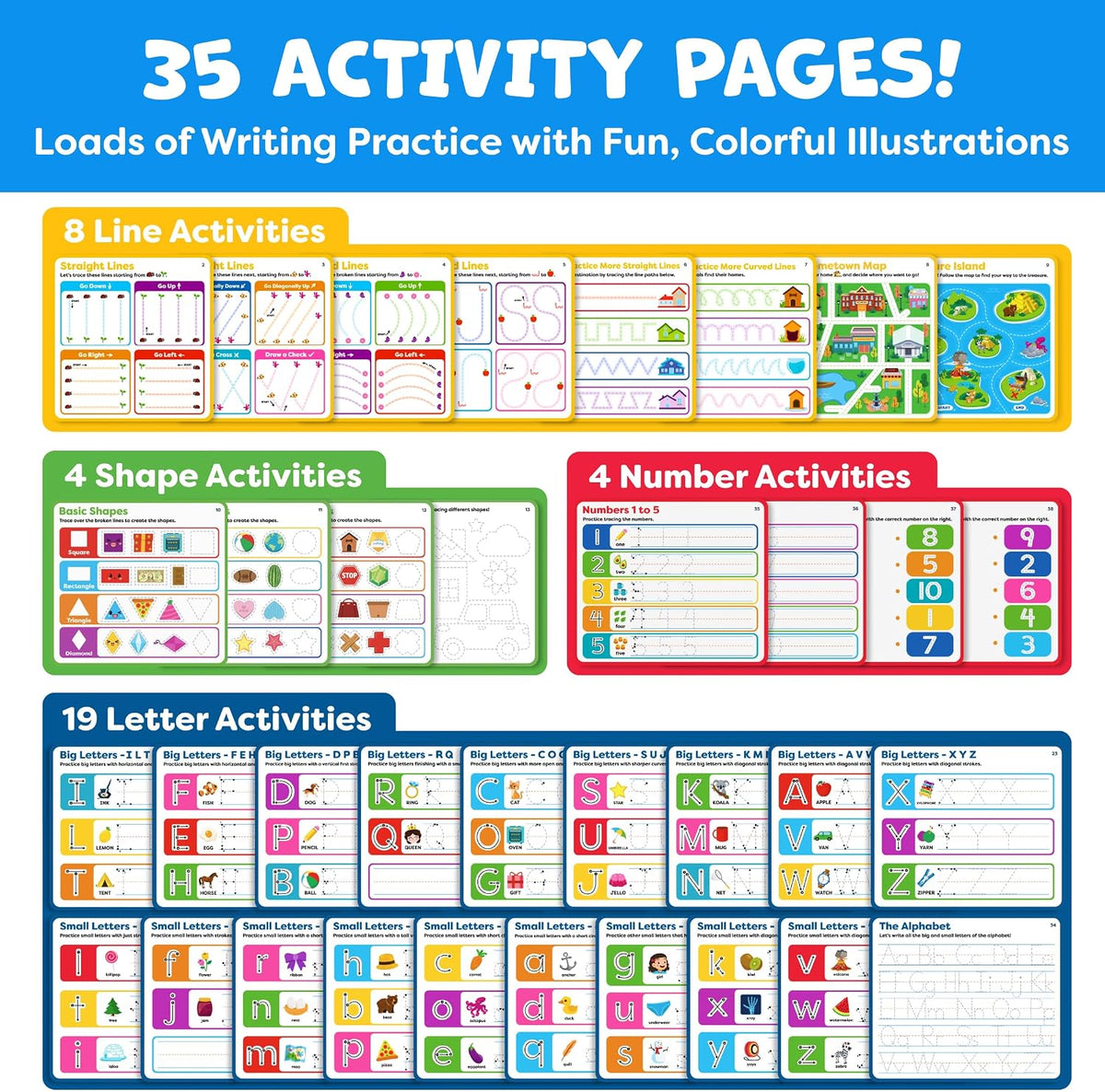 Preschool Learning Toy Workbook - image 3