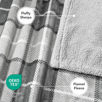 PetAmi Waterproof Dog Blanket for Medium Large Dog Pet, 60x40 - Medium 29 X 40 Inches / Plaid Light Grey - image 3