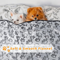 LOKOZ 2 Pack Dog Blanket for Small Medium Dogs - Gray(pack of 2) / 24x32Inch - image 2