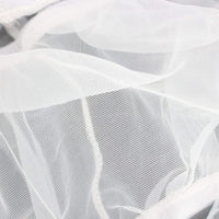 Adjustable Birdcage Seed Catcher Feather Catcher Bird Cage Cover Net - 118.0"L x 118.0"W x 32.0"H / White - image 3