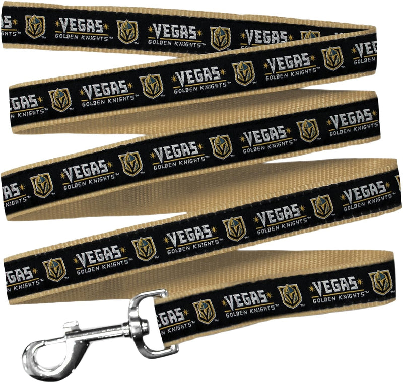 Pets First NHL Philadelphia Flyers Leash for Dogs & Cats - 6 ft long x 1 in width / Las Vegas Golden Knights
