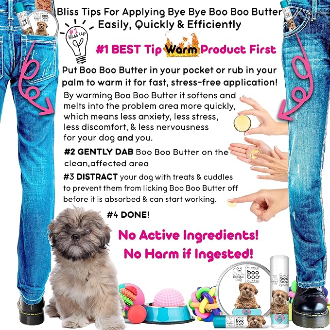 The Blissful Dog Lhasa Apso Boo Boo Butter, 0.15-Ounce