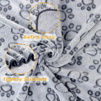 LOKOZ 2 Pack Dog Blanket for Small Medium Dogs - Gray(pack of 2) / 24x32Inch - image 4
