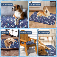 Dog Cooling Mat, Premium Lightweight Pet Cooling Blanket Bed Cover for Dogs, Cat, Puppies | Ice - Small / French bulldogs - image 4