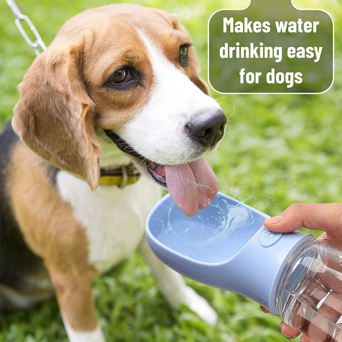 Mr. Pen, Portable Dog Water Bottle - Blue - image 4