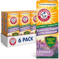 ARM & HAMMER Cat Litter Deodorizer Double Duty - Forever Fresh / 30 oz (Pack of 6)