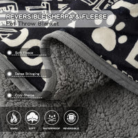 Waterproof Dog Blankets for Large Dogs 50"x60" Dark Grey – Essentials for Dogs - Letters / 50"x60" - image 4