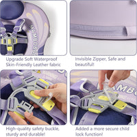 Mambobaby Float with Canopy & Tail - Purple (Butterfly) - image 3