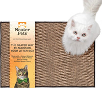 Neater Pets Jute Cat Litter Trapping Mat - Checkered