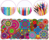 Dvbonike Jumbo Mandala Coloring Poster Giant Flower DIY Drawing Paper - Circular Flower - image 3