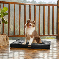 LE SURE Outdoor Waterproof Dog Beds Large Sized - 30"L x 20"W x 3"Th / Black - image 2
