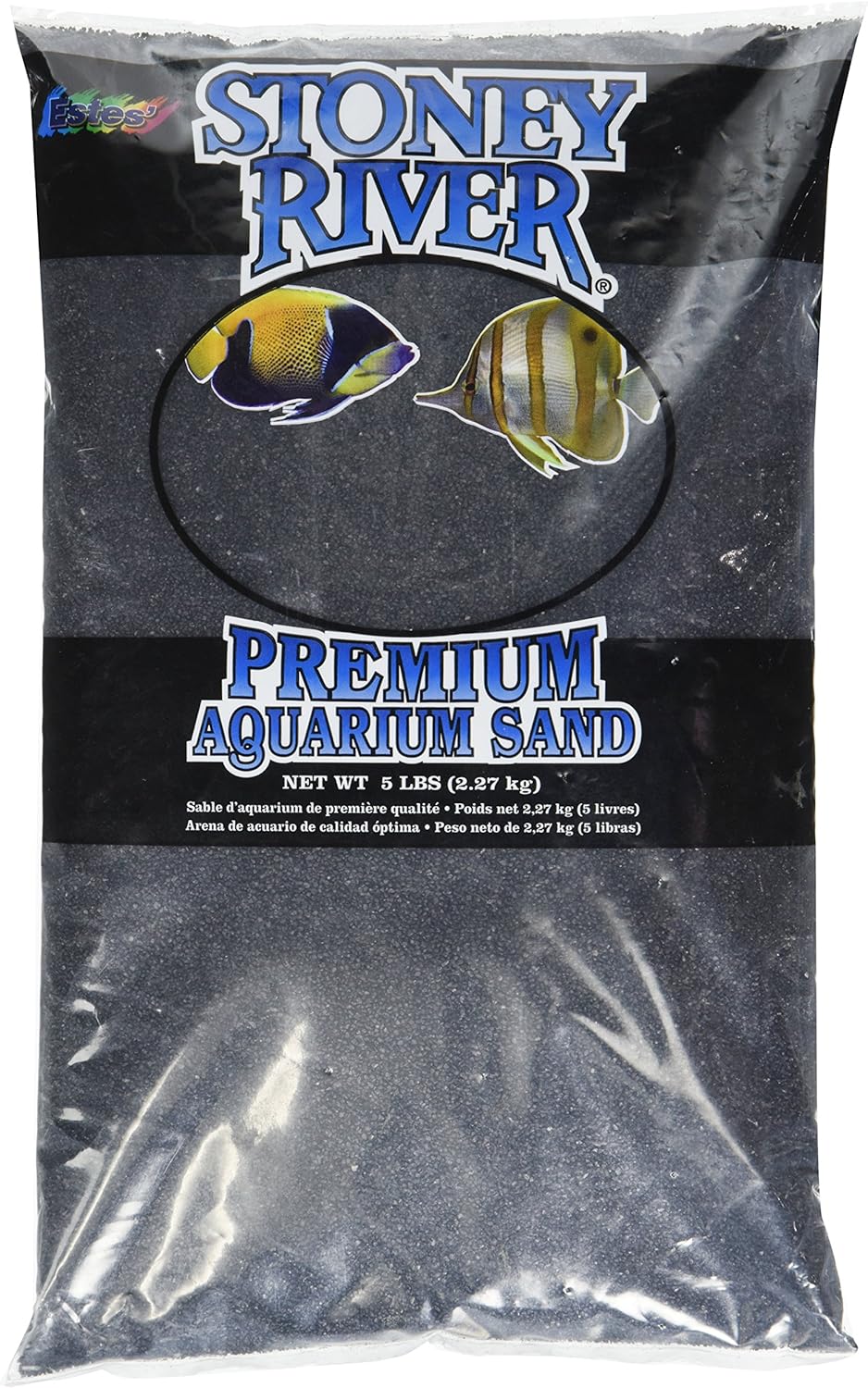 Estes Gravel Products AES06606 Este Marine Sand Black for Aquarium