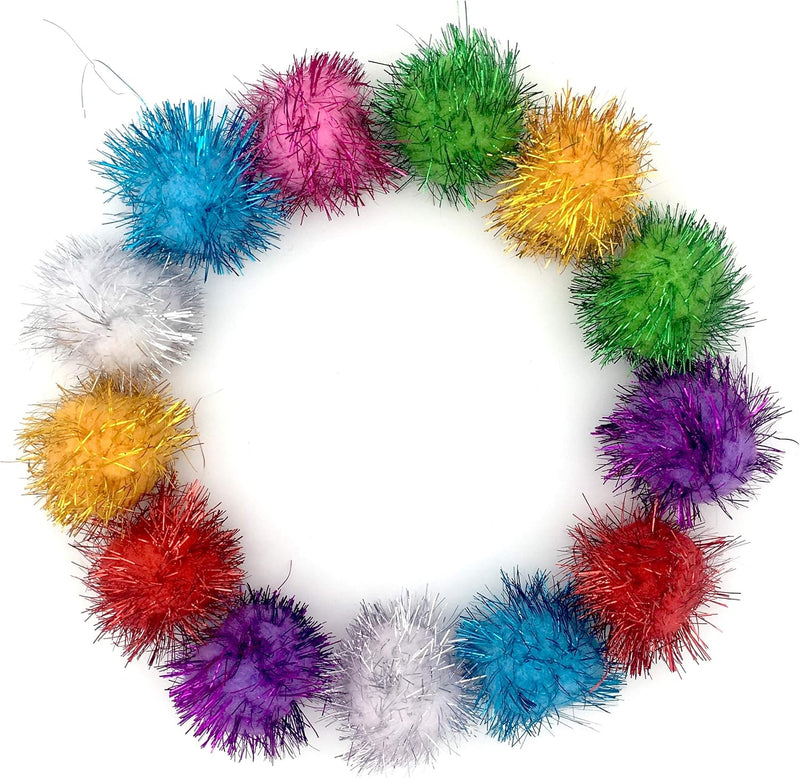 Assorted Color Sparkle Balls for Cats