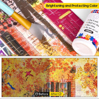 YAKAMOZ Jigsaw Puzzle Glue Clear with Sponge Head & Silicone Brush - 120ml (Pack of 2) - image 4